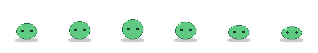 Slime bounce source sprite strip